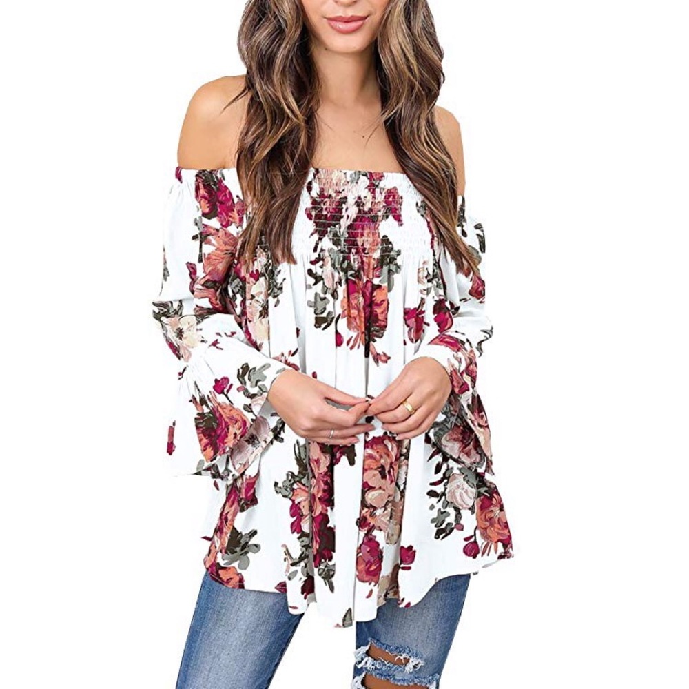 🌸BLOSSOM Womens Off the Shoulder Blouse🌸